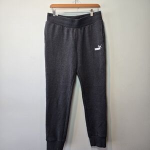 Puma Jogger Sweats Medium Women's Lined Athletic Wear Gray